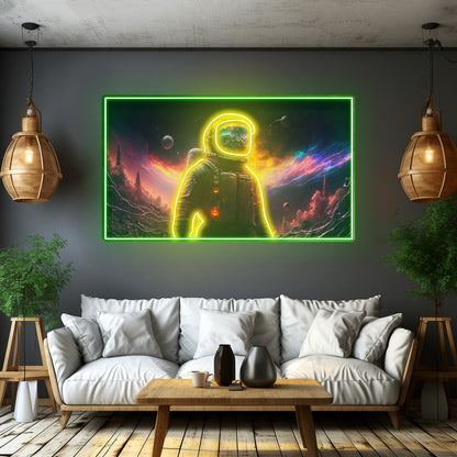 Astronaut In Space Led Neon Sign Light Custom Led Signs - Shineneon