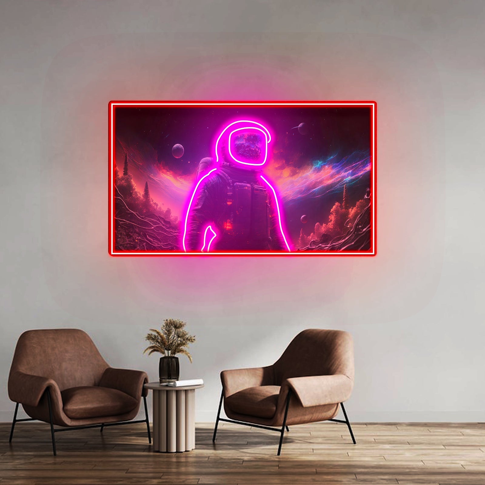 Astronaut In Space Led Neon Sign Light Custom Led Signs - Shineneon