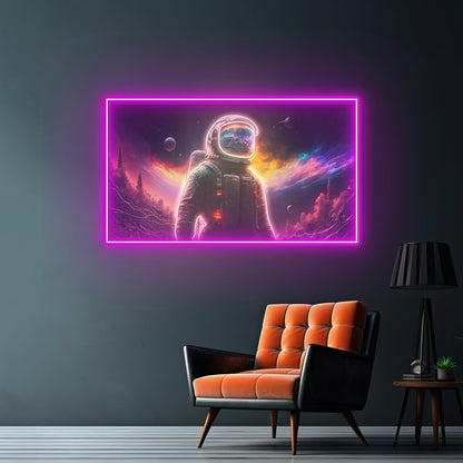 Astronaut In Space Led Neon Sign Light Custom Led Signs - Shineneon