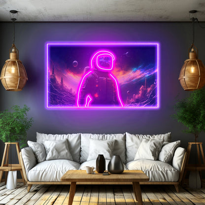 Astronaut In Space Led Neon Sign Light Custom Led Signs - Shineneon