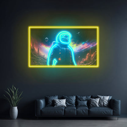 Astronaut In Space Led Neon Sign Light Custom Led Signs - Shineneon