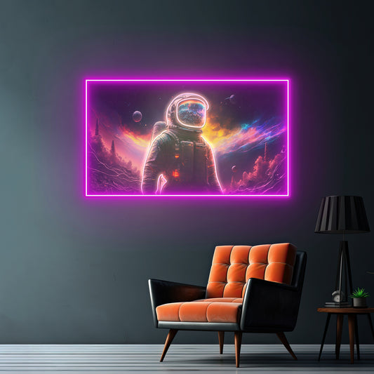 Astronaut In Space Led Neon Sign Light Custom Led Signs