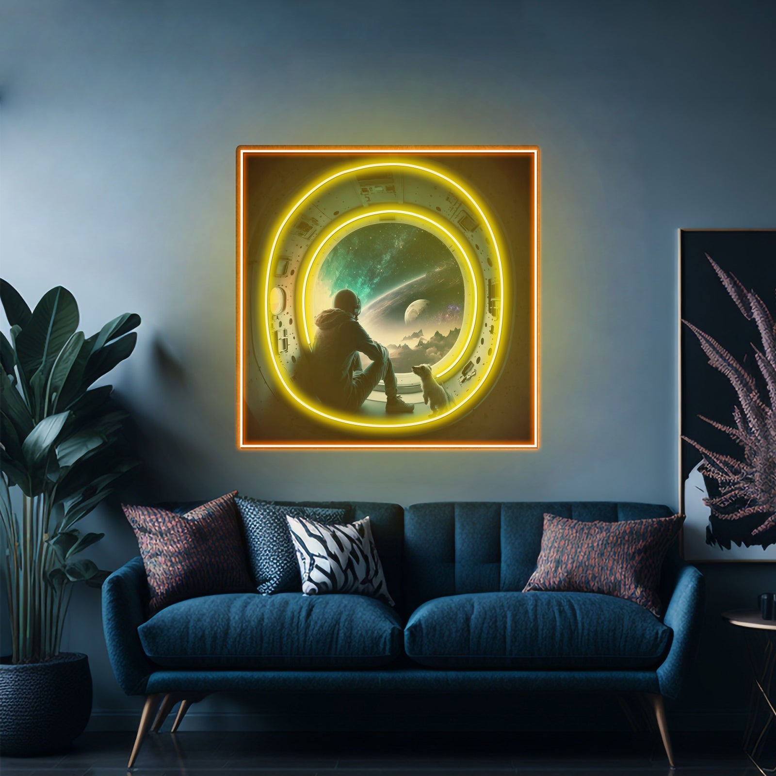 Astronaut In The Spacecraft Led Neon Sign Light Custom Led Signs - Shineneon