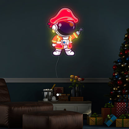 Astronaut Pirate Neon Acrylic Artwork | Shineneon