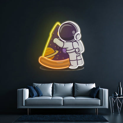 Astronaut Pizza Led Neon Sign Light Custom Led Signs - Shineneon