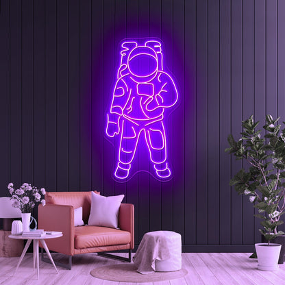 Astronaut Shape Large Neon Sign - Shineneon