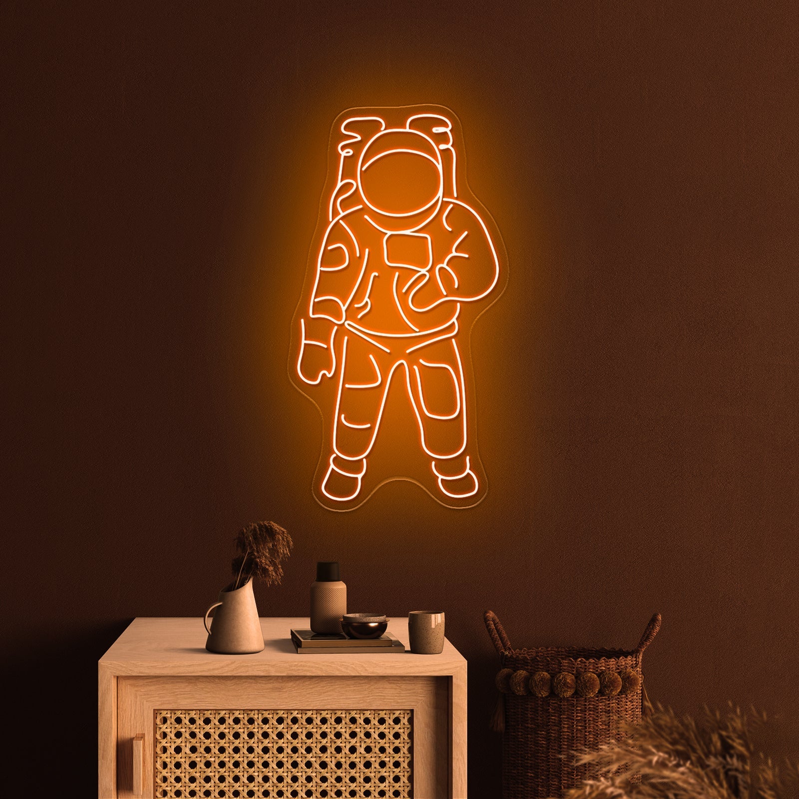 Astronaut Shape Large Neon Sign - Shineneon