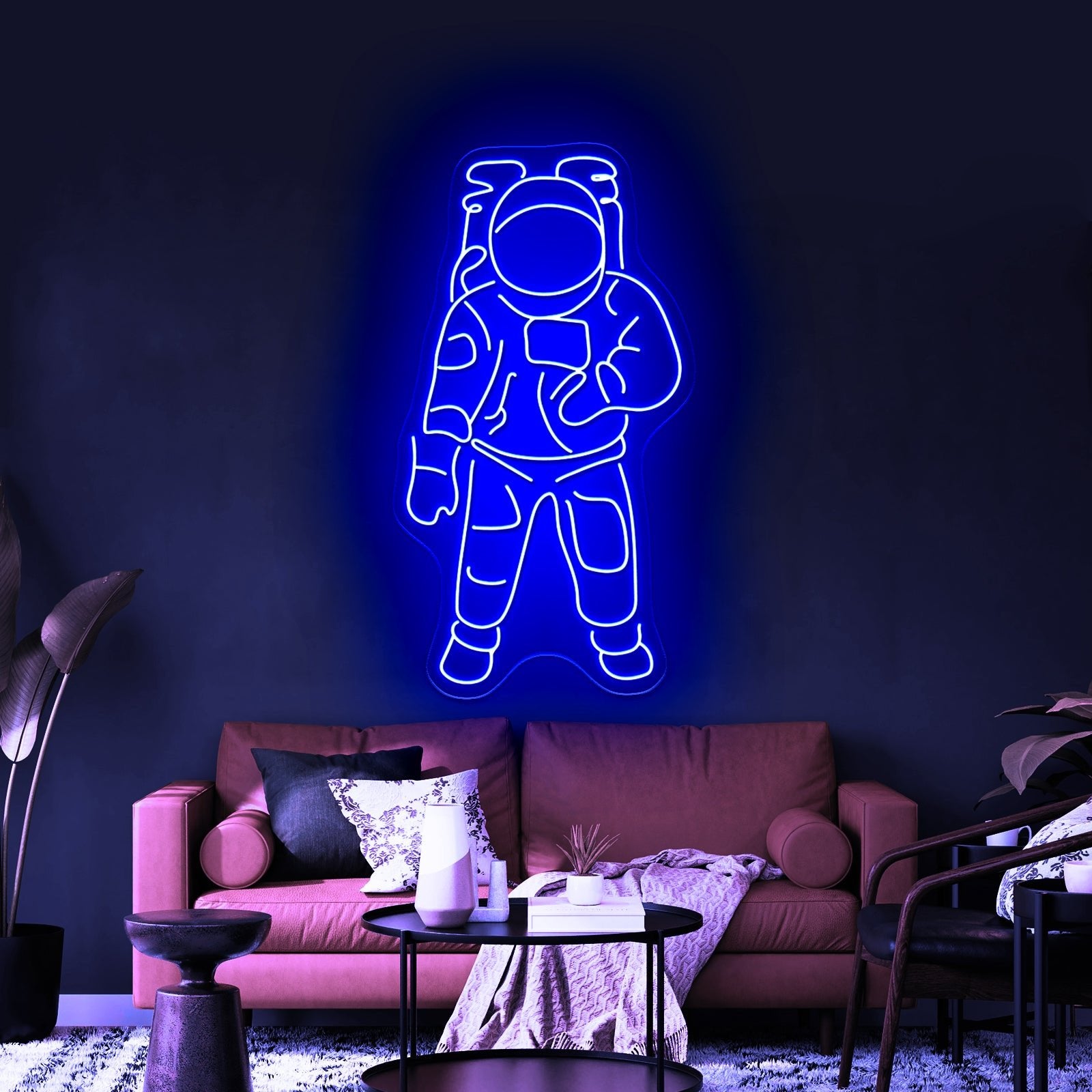 Astronaut Shape Large Neon Sign - Shineneon