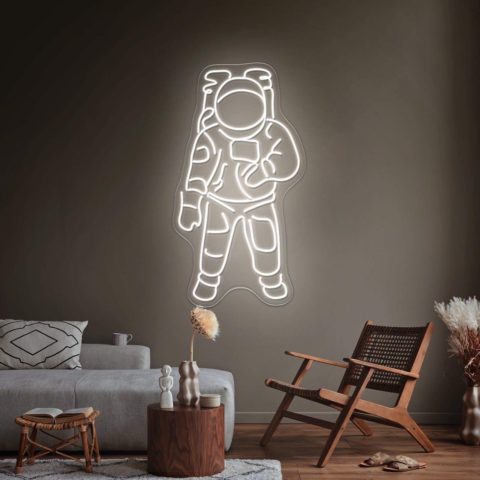 Astronaut Shape Large Neon Sign - Shineneon