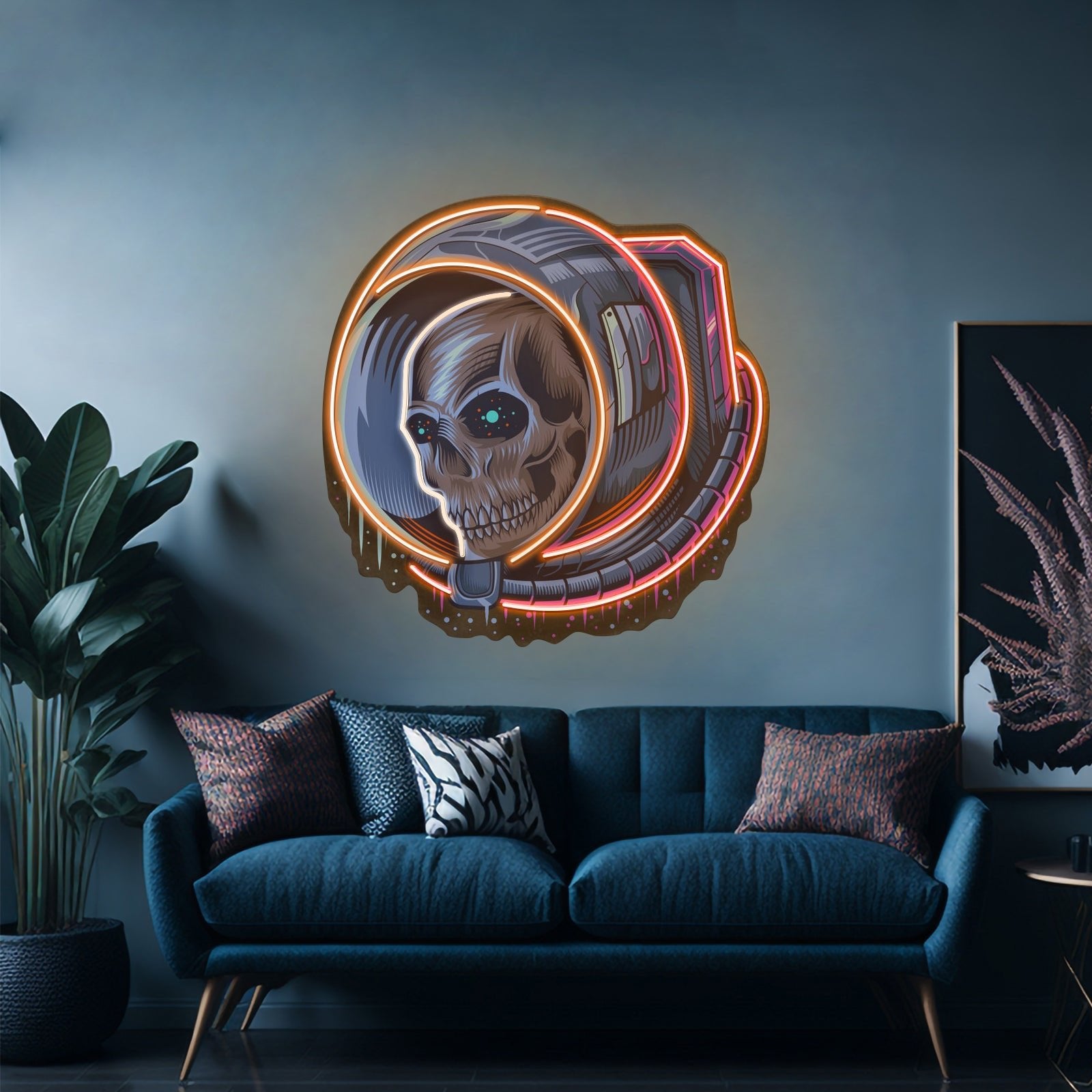 Astronaut Skull Led Neon Sign Light Custom Led Signs - Shineneon