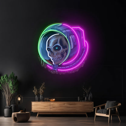 Astronaut Skull Led Neon Sign Light Custom Led Signs - Shineneon