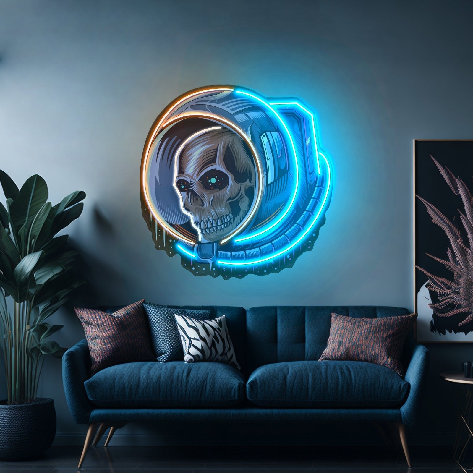 Astronaut Skull Led Neon Sign Light Custom Led Signs - Shineneon