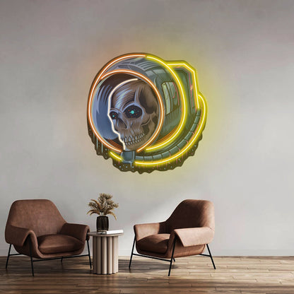 Astronaut Skull Led Neon Sign Light Custom Led Signs - Shineneon