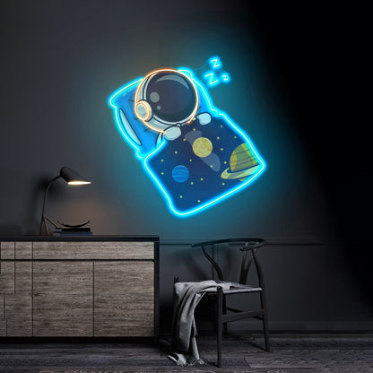 Astronaut Sleep Led Neon Sign Light Custom Led Signs - Shineneon