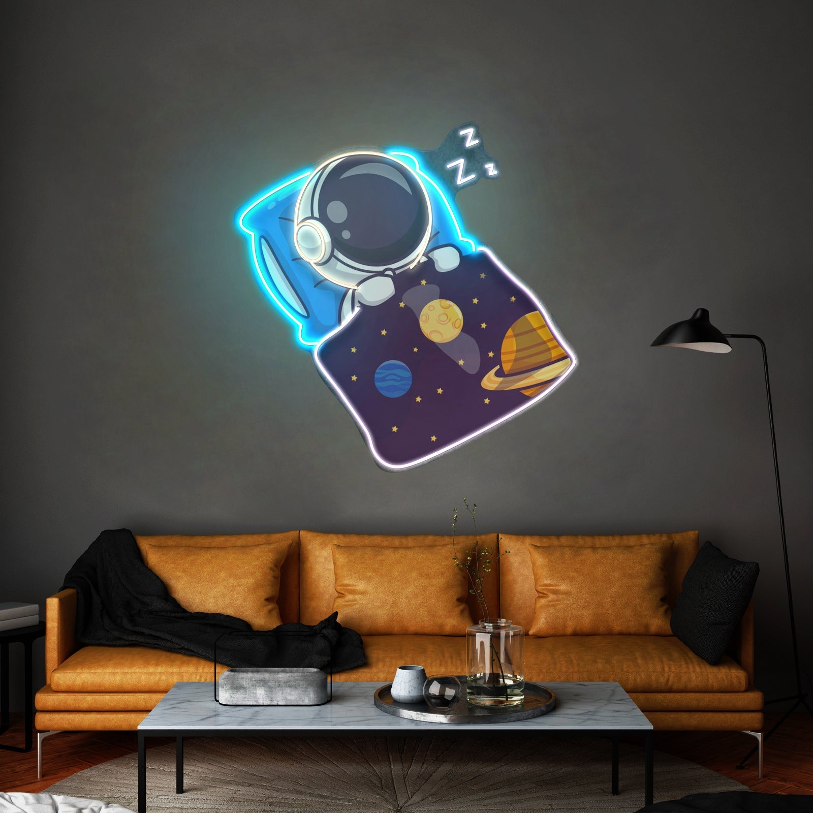 Astronaut Sleep Led Neon Sign Light Custom Led Signs - Shineneon