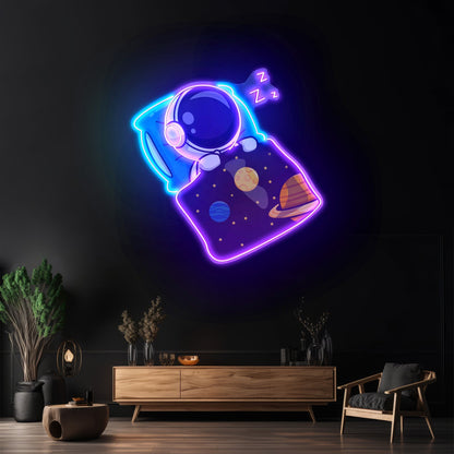 Astronaut Sleep Led Neon Sign Light Custom Led Signs - Shineneon