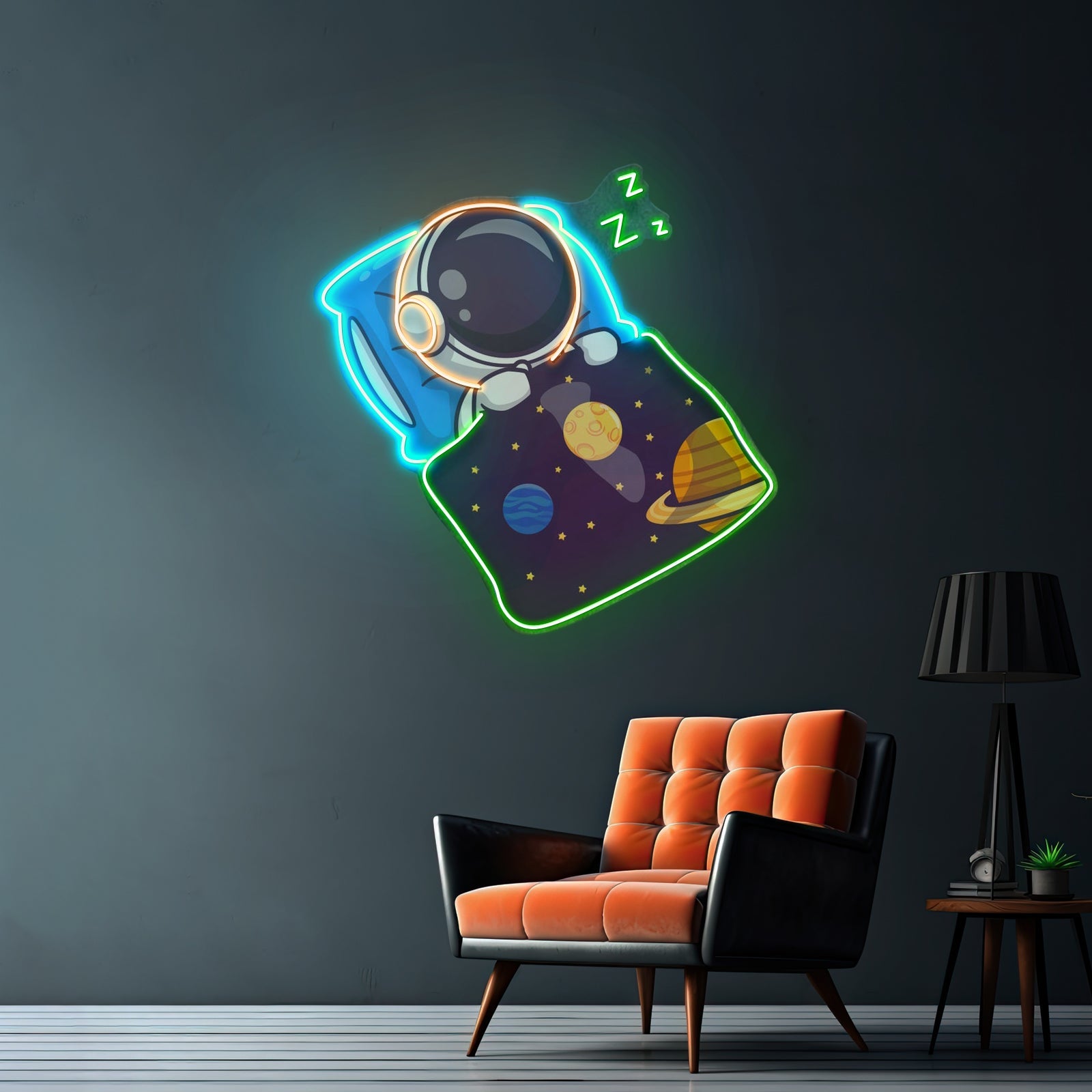 Astronaut Sleep Led Neon Sign Light Custom Led Signs - Shineneon