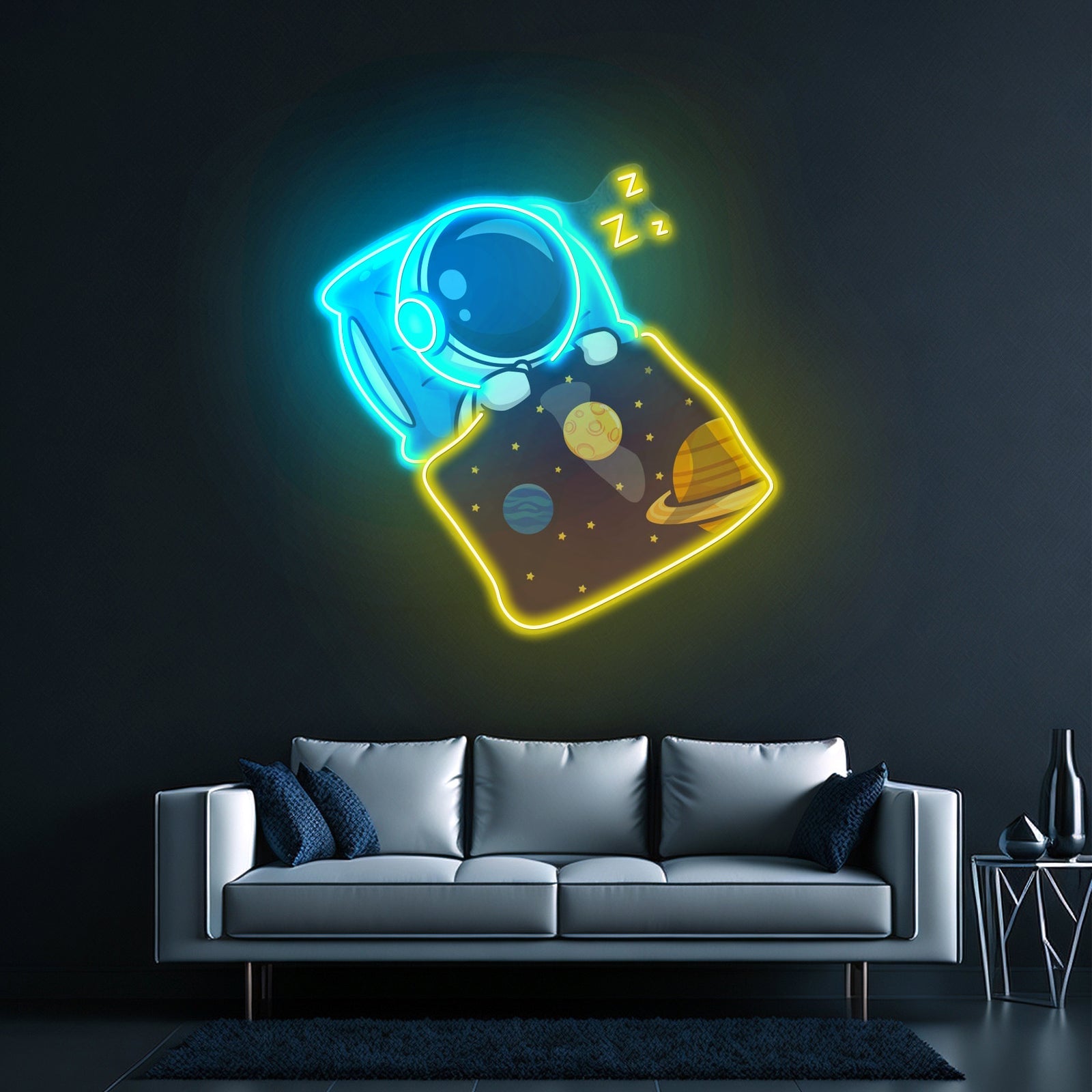 Astronaut Sleep Led Neon Sign Light Custom Led Signs - Shineneon