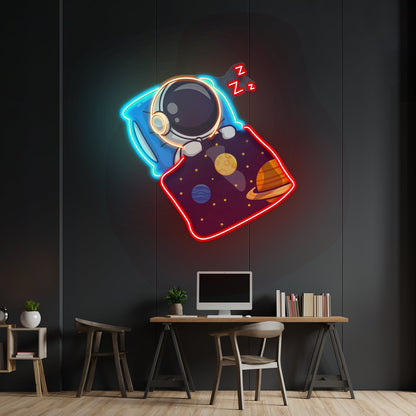 Astronaut Sleep Led Neon Sign Light Custom Led Signs - Shineneon