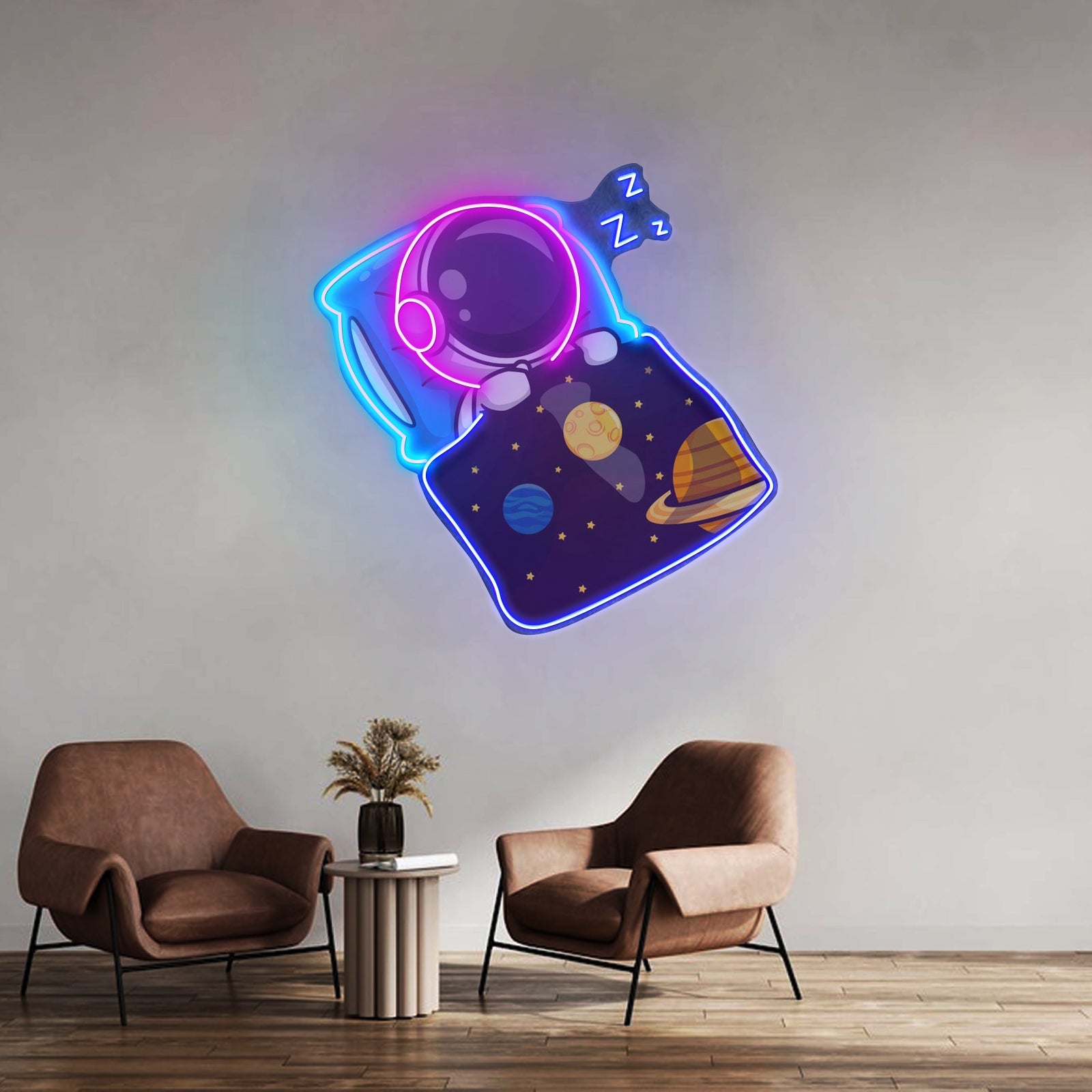 Astronaut Sleep Led Neon Sign Light Custom Led Signs - Shineneon