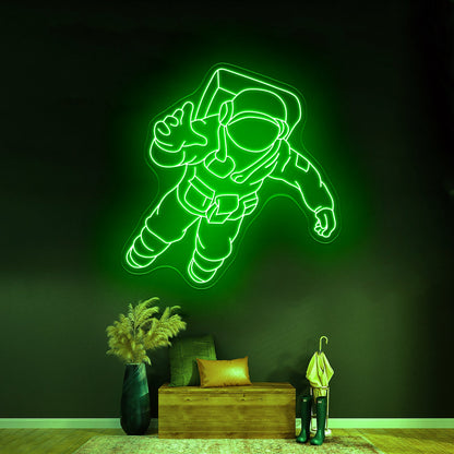 Astronaut Walking Large Neon Signs - Shineneon