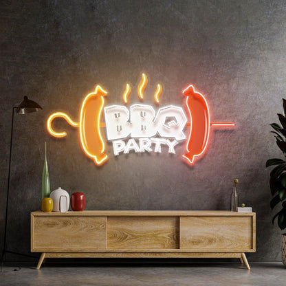 Astronaut With Headphones On Planet Uv Printed Led Neon Sign For Music Room Decor | Shineneon