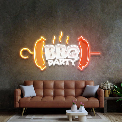 Astronaut With Headphones On Planet Uv Printed Led Neon Sign For Music Room Decor | Shineneon