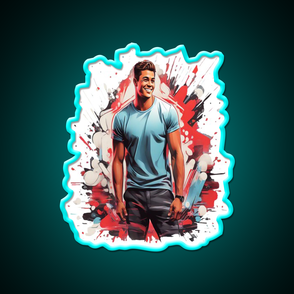 Athletic Enhancement Gym Fitness Led Neon Sign Rgb Color