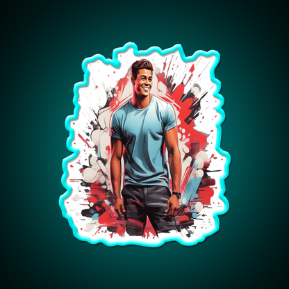 Athletic Enhancement Gym Fitness Led Neon Sign Rgb Color