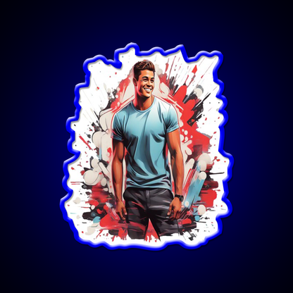 Athletic Enhancement Gym Fitness Led Neon Sign Rgb Color