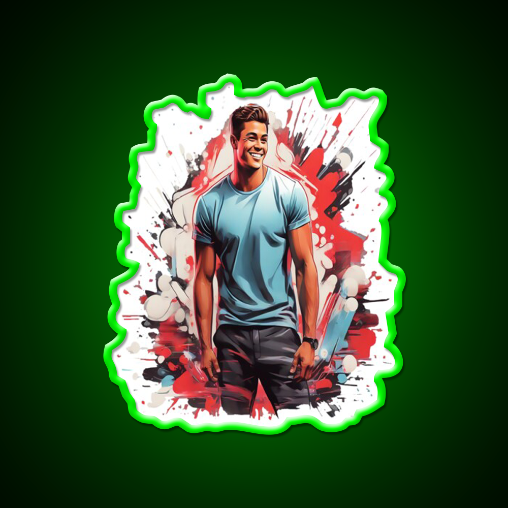 Athletic Enhancement Gym Fitness Led Neon Sign Rgb Color