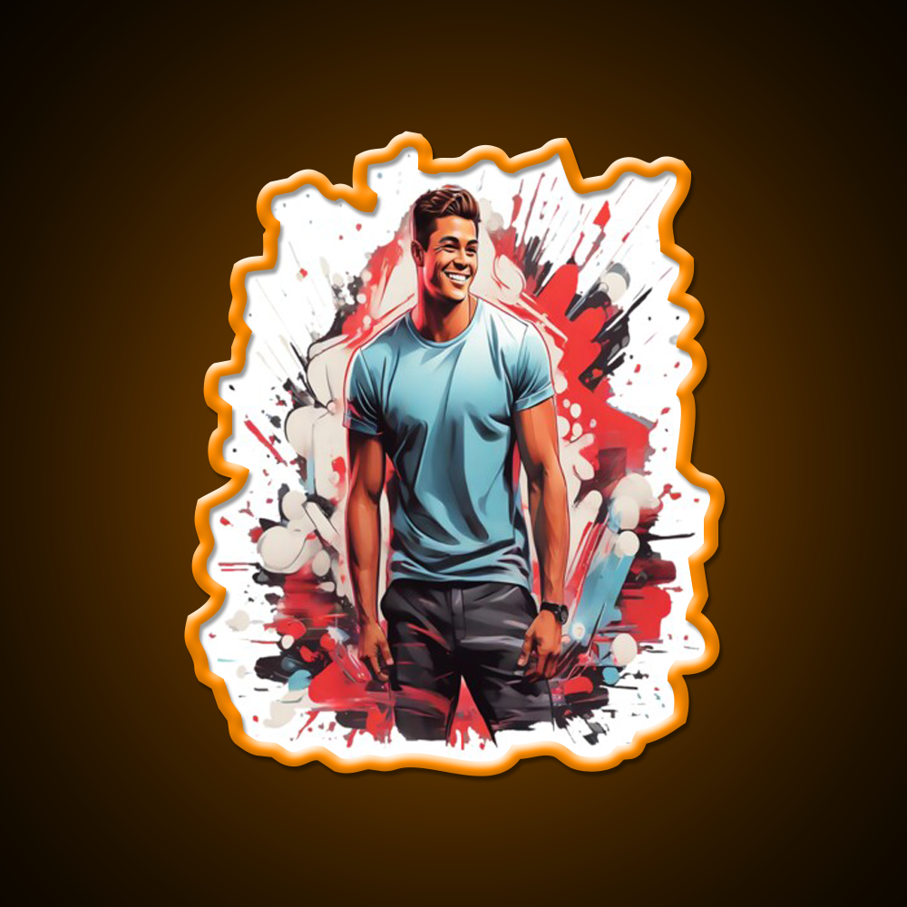 Athletic Enhancement Gym Fitness Led Neon Sign Rgb Color