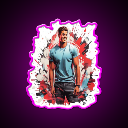 Athletic Enhancement Gym Fitness Led Neon Sign Rgb Color