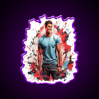 Athletic Enhancement Gym Fitness Led Neon Sign Rgb Color