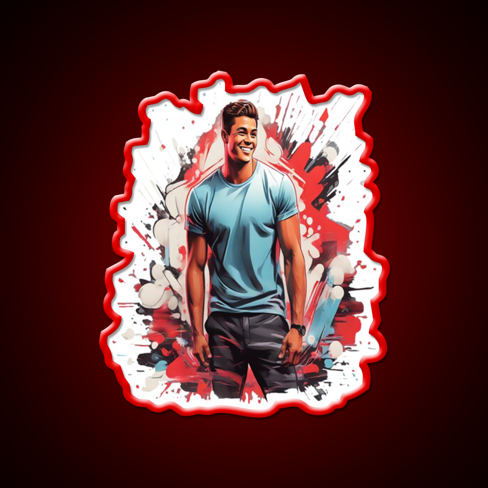 Athletic Enhancement Gym Fitness Led Neon Sign Rgb Color