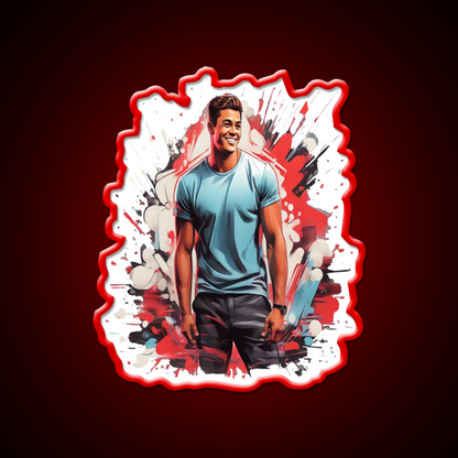 Athletic Enhancement Gym Fitness Led Neon Sign Rgb Color