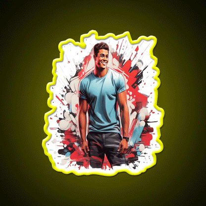 Athletic Enhancement Gym Fitness Led Neon Sign Rgb Color