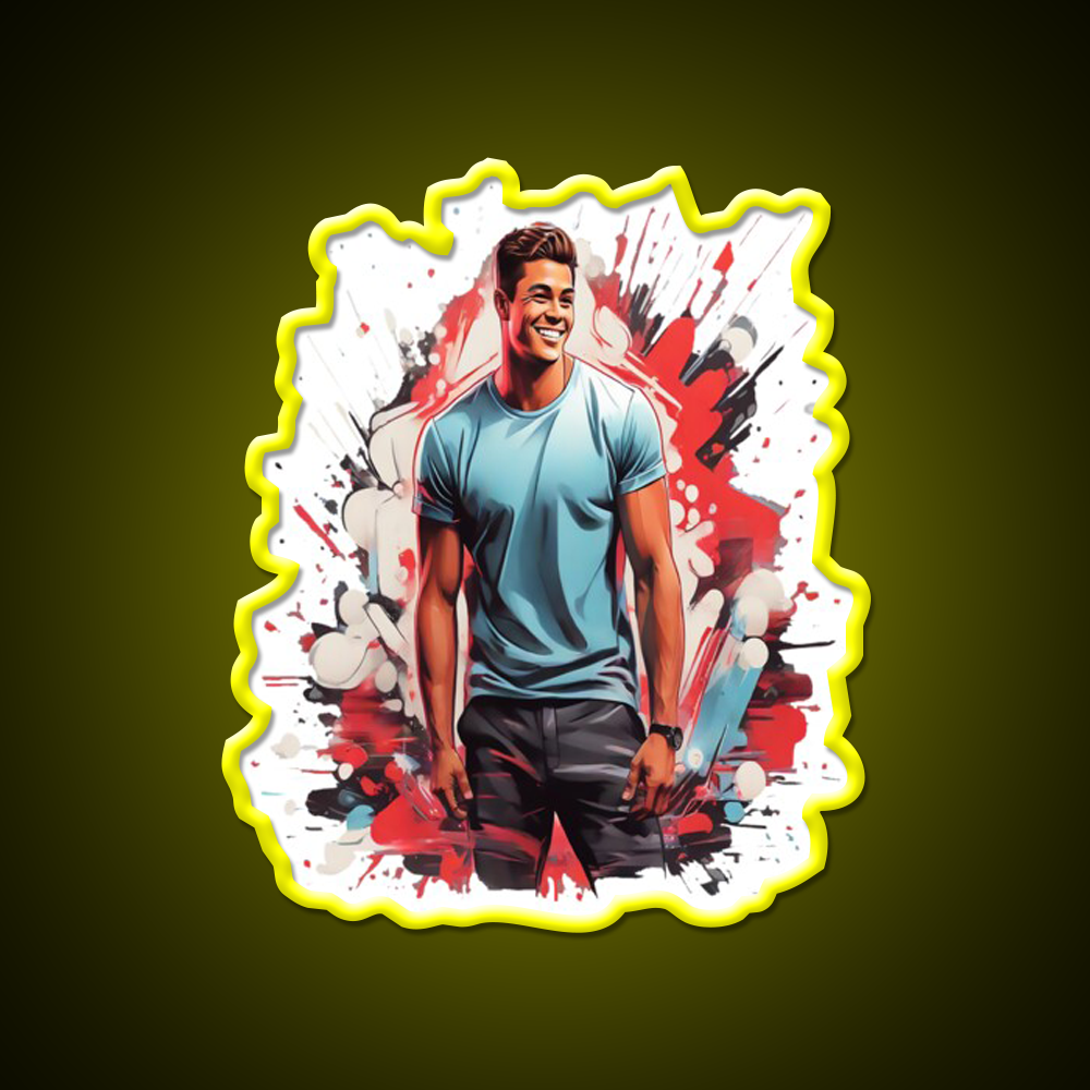 Athletic Enhancement Gym Fitness Led Neon Sign Rgb Color