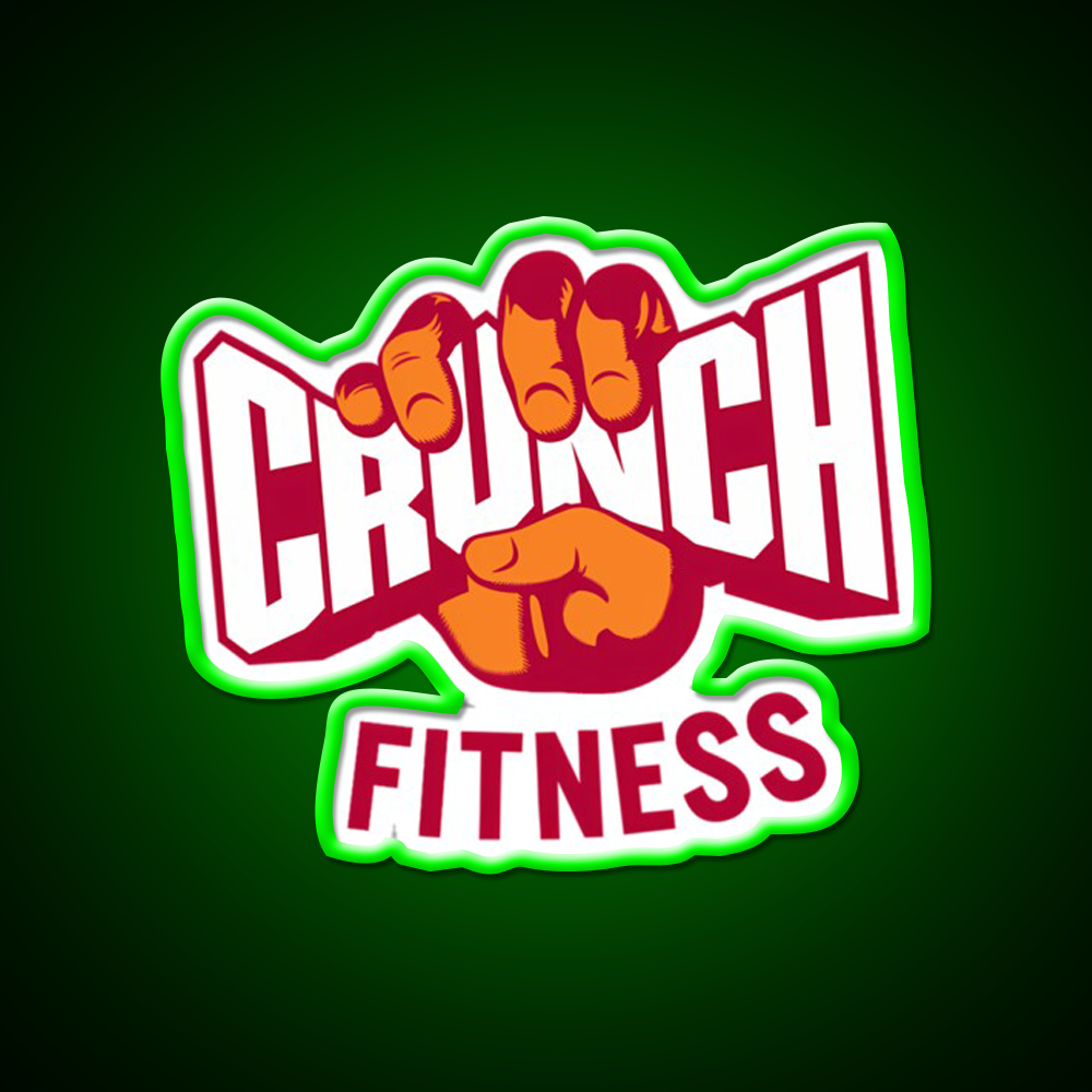 Attractive Crunch Fitness Logo Gym Fitness Led Neon Sign Rgb Color - LED neon sign view 8