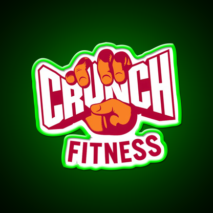 Attractive Crunch Fitness Logo Gym Fitness Led Neon Sign Rgb Color - LED neon sign view 8