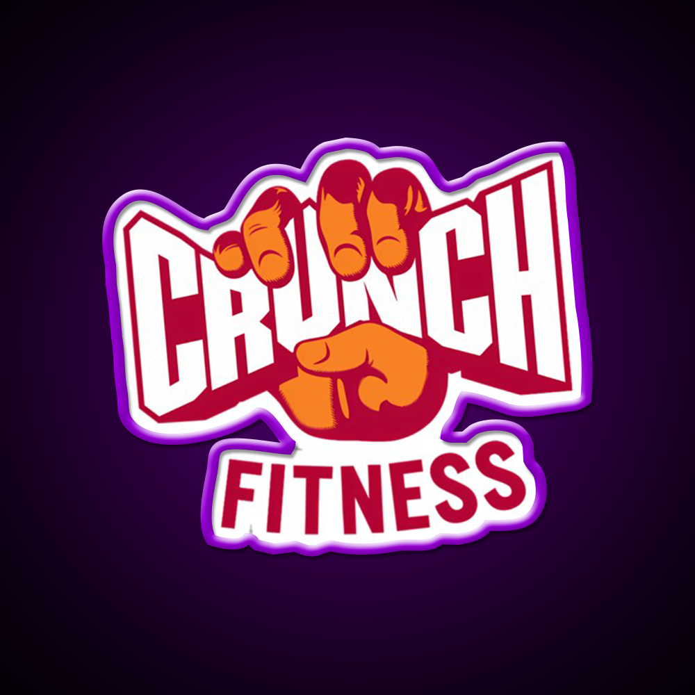 Attractive Crunch Fitness Logo Gym Fitness Led Neon Sign Rgb Color - LED neon sign view 9