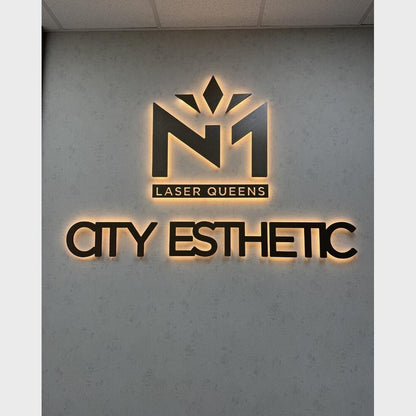 Aty Esthetic Laser Queens 3D Backlit Channel Letters Led Light Sign - Shineneon