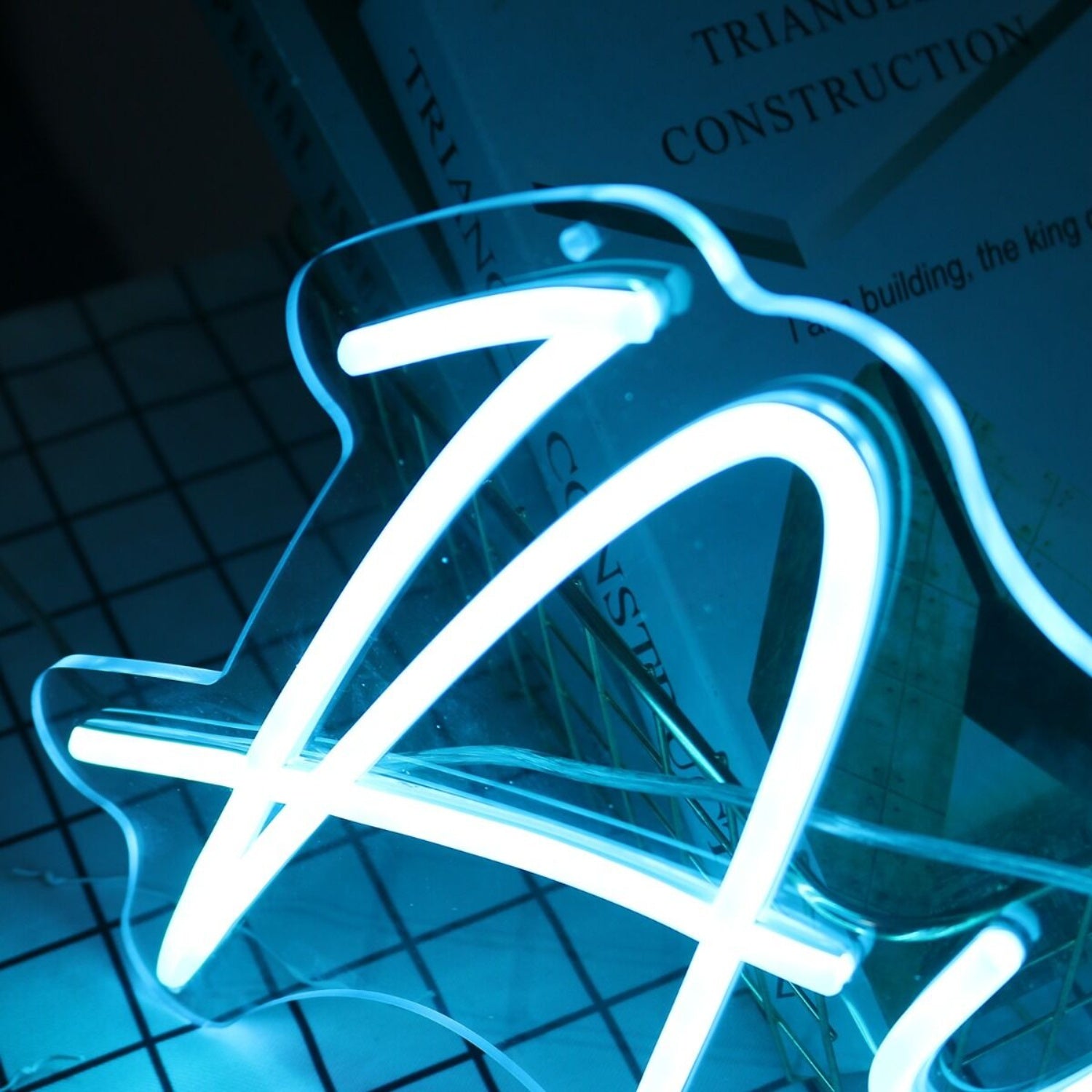Aubrey Blue Led Neon Sign - Shineneon