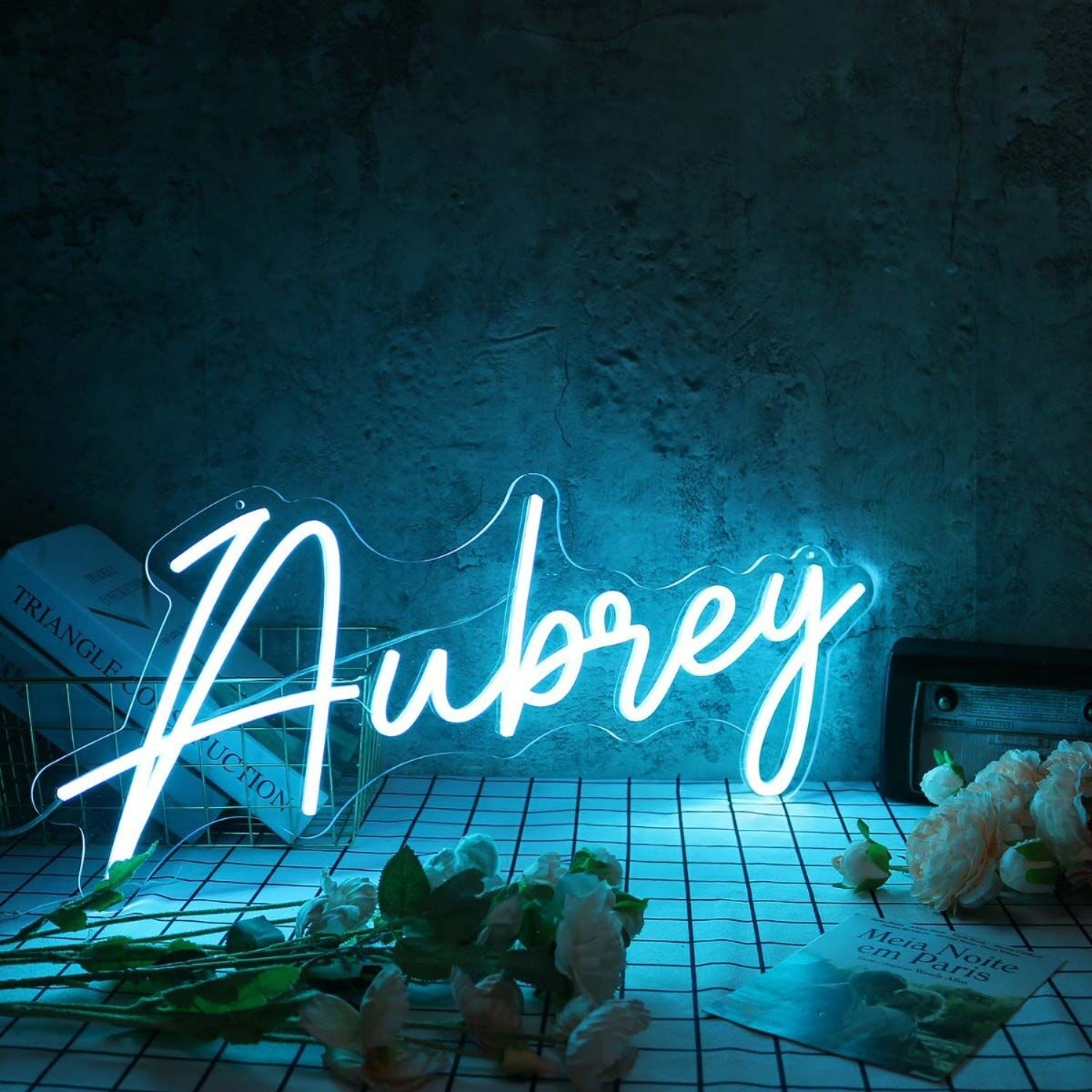 Aubrey Blue Led Neon Sign - Shineneon