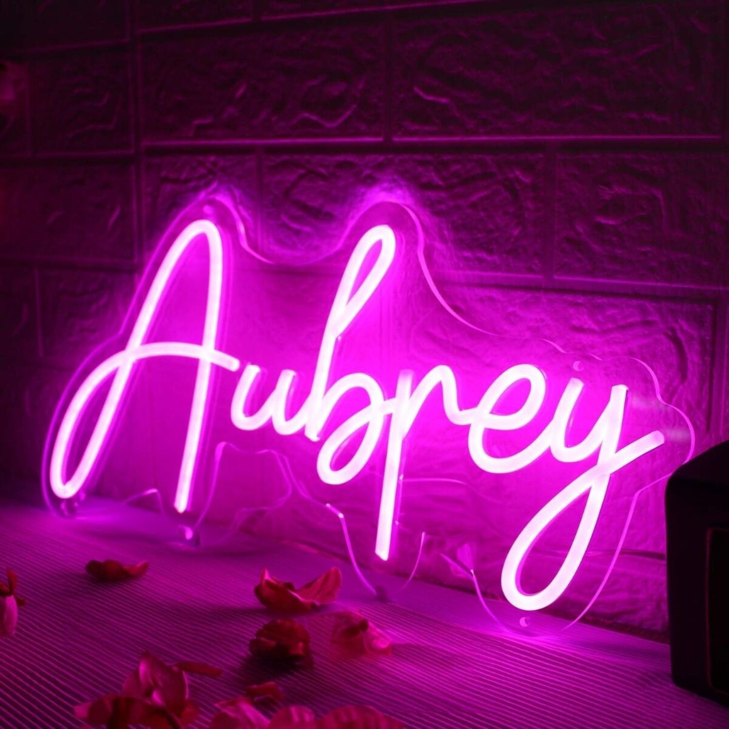 Aubrey Pink Led Neon Sign - Shineneon