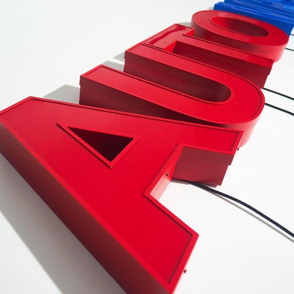 Audi 3D Front And Back Lit Letters Acrylic Led Sign - Shineneon