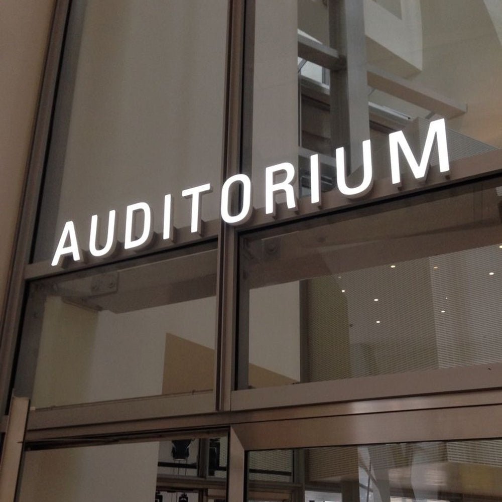 Auditorium 3D Frontlit Channel Letters Led Light Sign - Shineneon