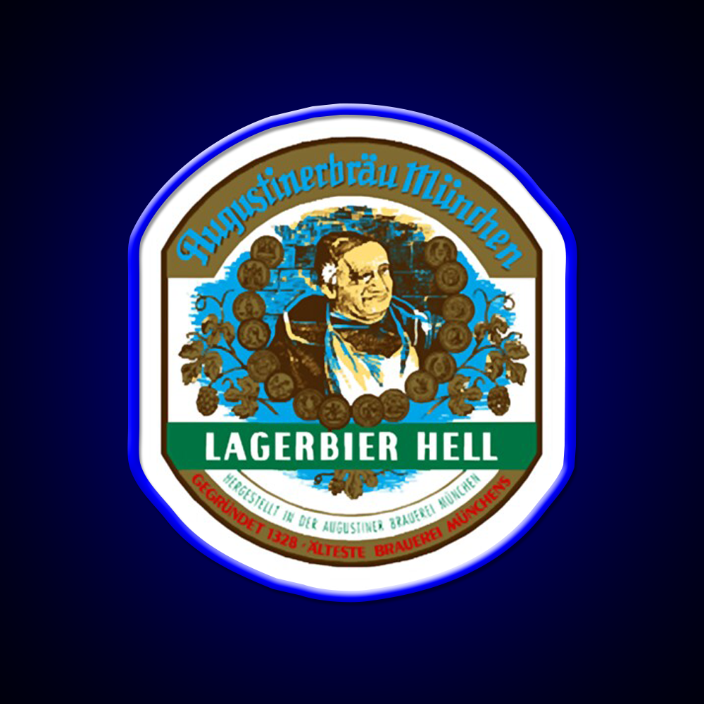 Augustiner Hell Beer Bar Decor Led Neon Sign Rgb Color - LED neon sign view 5