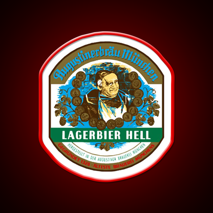 Augustiner Hell Beer Bar Decor Led Neon Sign Rgb Color - LED neon sign view 10
