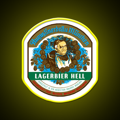 Augustiner Hell Beer Bar Decor Led Neon Sign Rgb Color - LED neon sign view 7